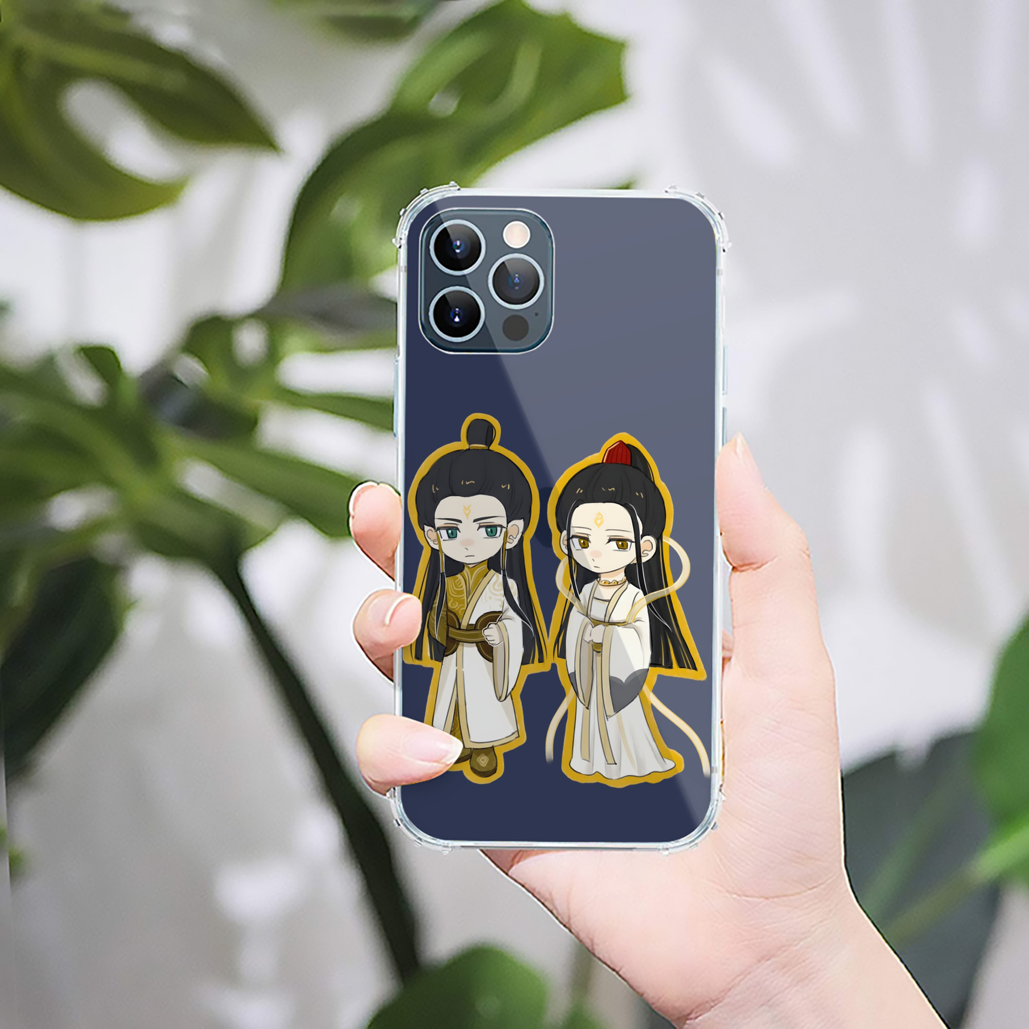 （画像用） Ne Zha 2 ナタ 魔童の大暴れ 【iPhone 12シリーズ対応】透明スマホケース（クリアソフトケース）